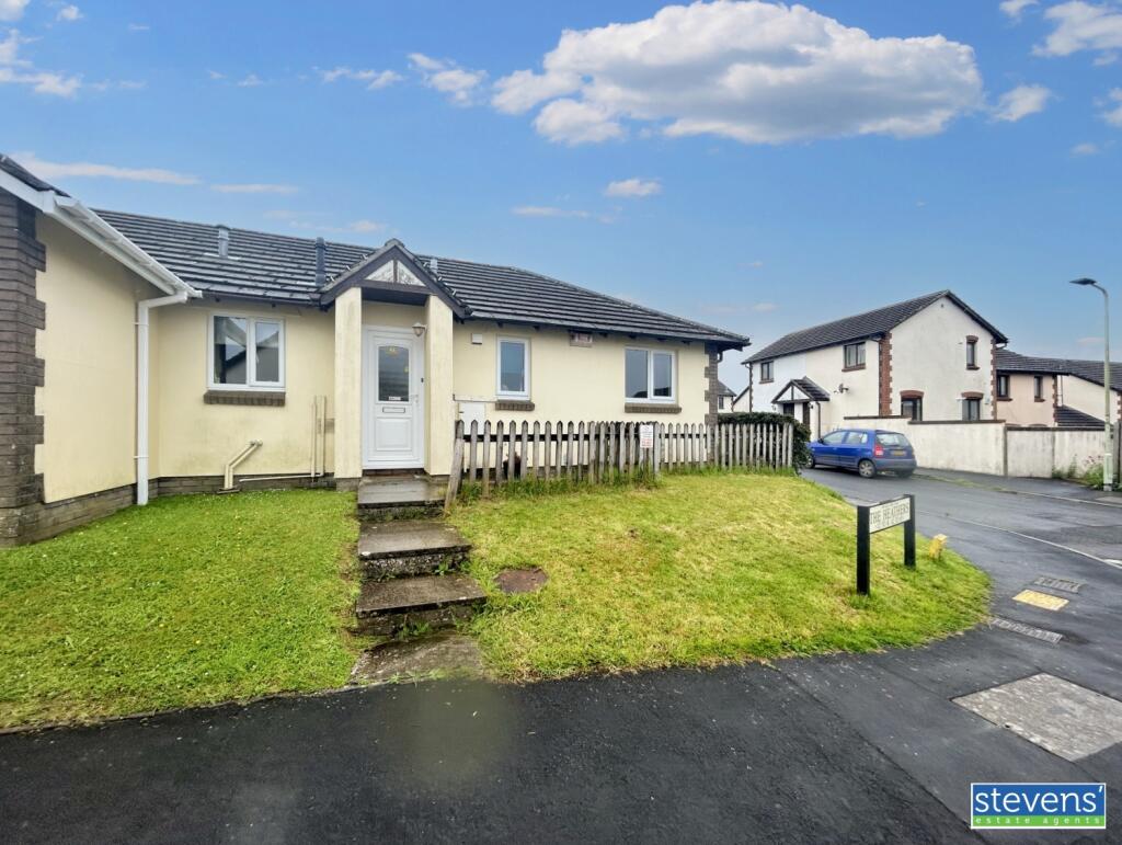 2-bed semi-detached on The Heathers, Okehampton, Devon, £210,000