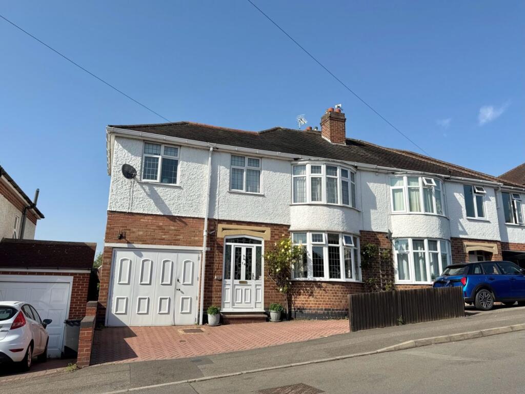 3-bed semi-detached on The Crescent, Melton Mowbray, £325,000