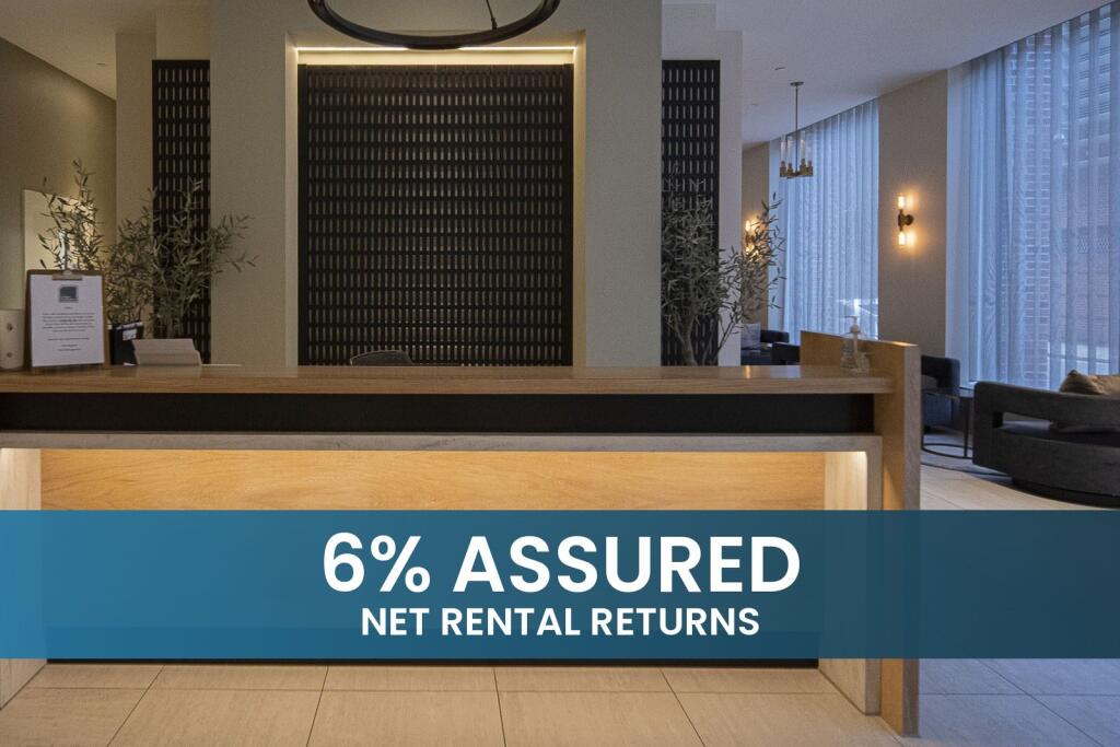 1-bed flat on 6% Assured NET Rental Returns | The Prestige, Liverpool City Centre – Chic Manhattan 1 Bed, Passive Income Opportunity, £150,000