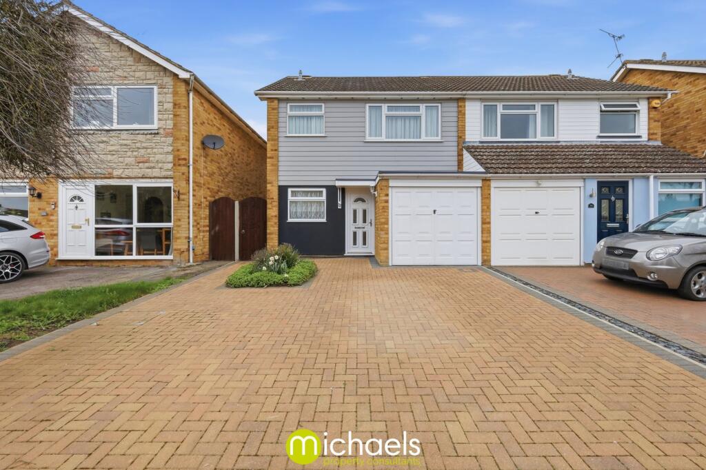 3-bed semi-detached on Ashbury Drive, Marks Tey, Colchester, CO6, £300,000
