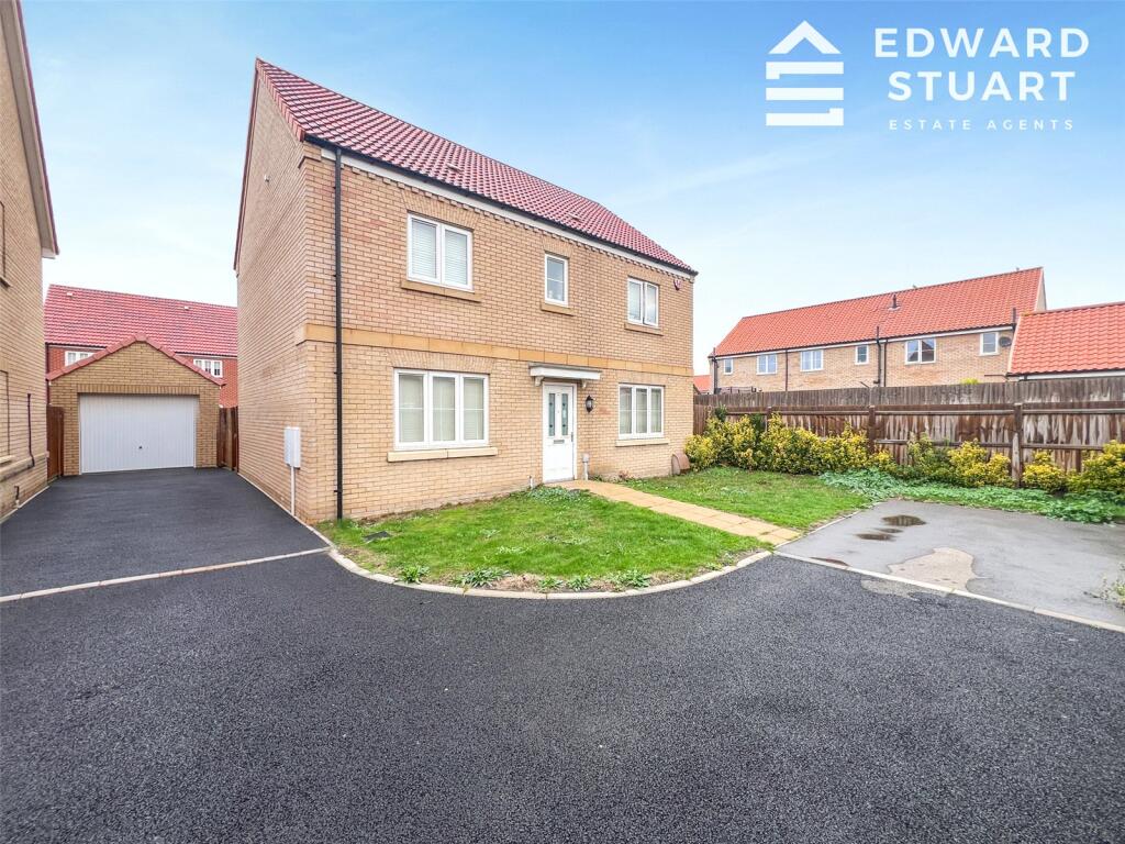 4-bed detached on Plough Court, Crowland, Peterborough, Lincolnshire, PE6, £350,000