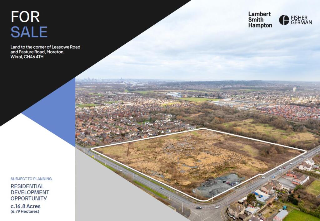Main image of property: Land To The Corner Of Leasowe Road & Pasture Road, Moreton, Wirral, Merseyside, CH46