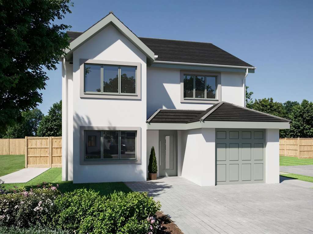 4-bed detached on Henllan, LL16, £385,000
