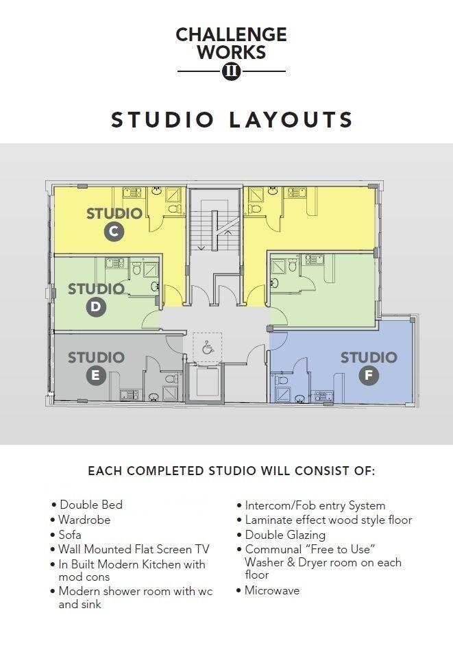 Studio flat for rent