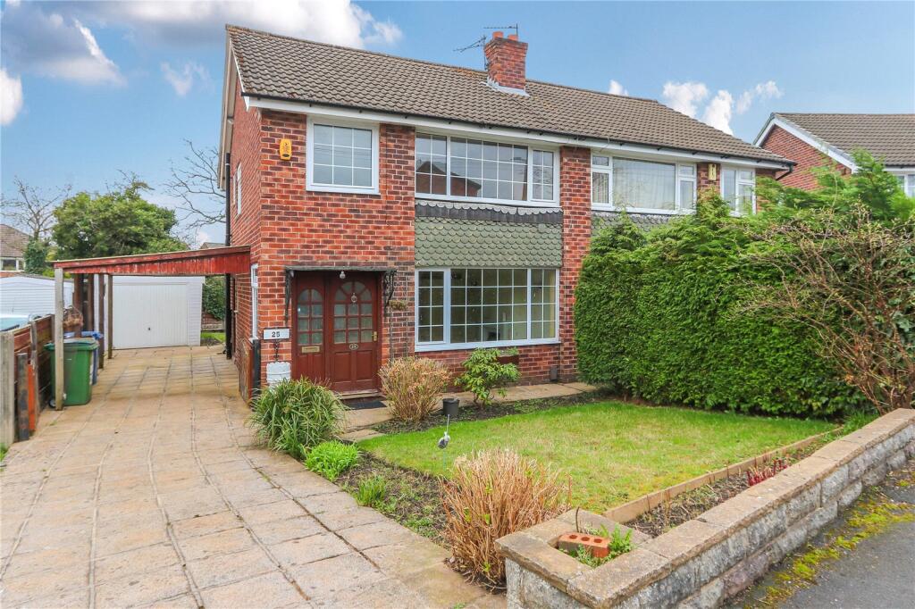 3-bed semi-detached on Crantock Drive, Heald Green, Stockport, Greater Manchester, SK8, £325,000