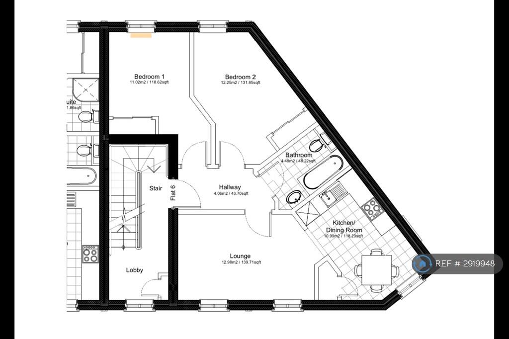 2 bedroom flat for rent
