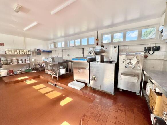 Ice cream preperation room