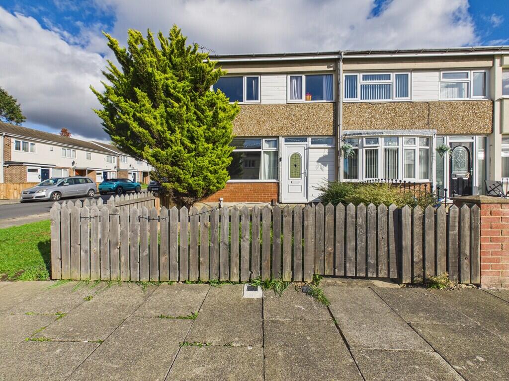 3-bed terraced on Moulton Way, Darlington, County Durham, £90,000