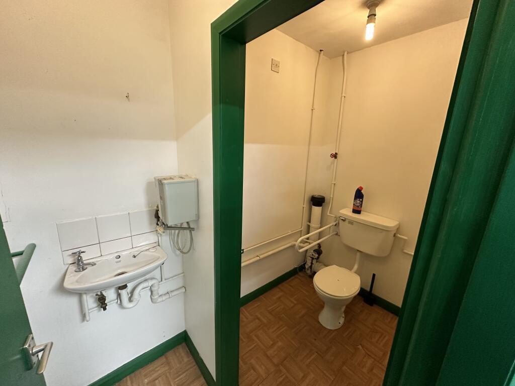 Toilet in each unit