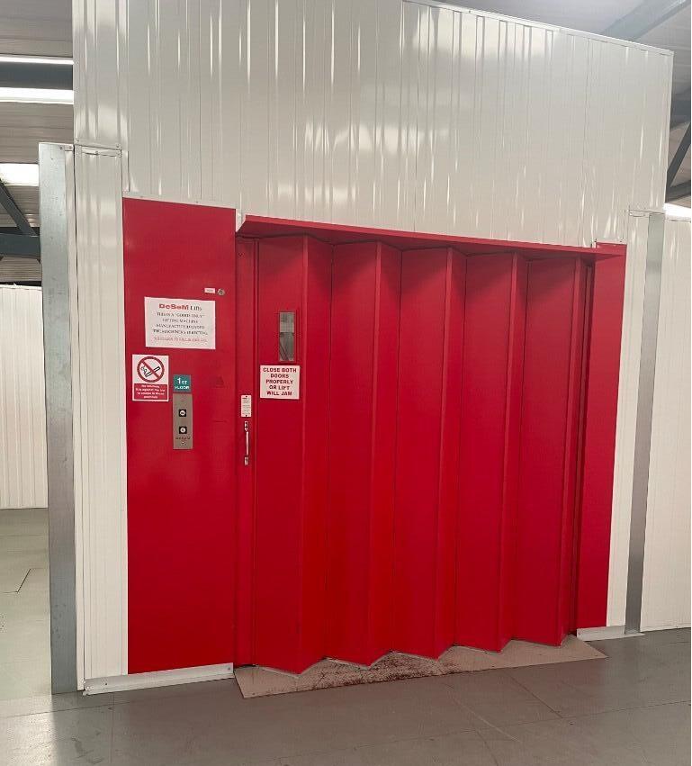 Lift on first floor