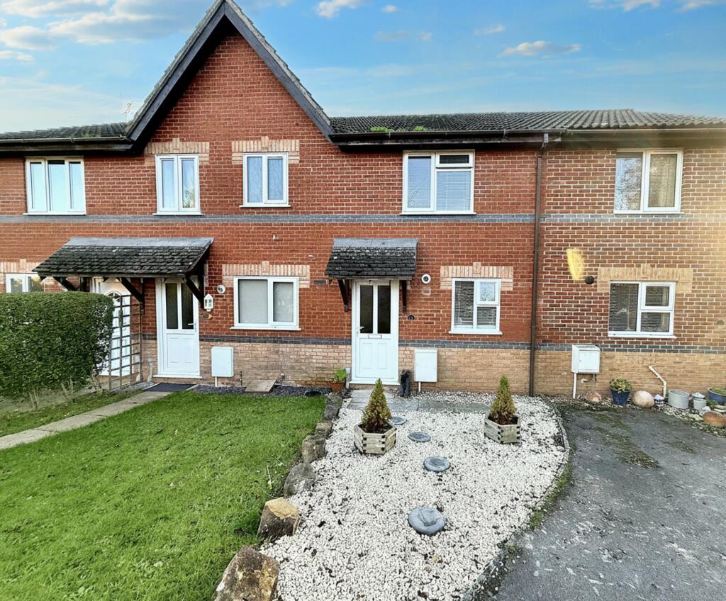 2-bed terraced on Banksia Close, Tiverton, EX16, £210,000