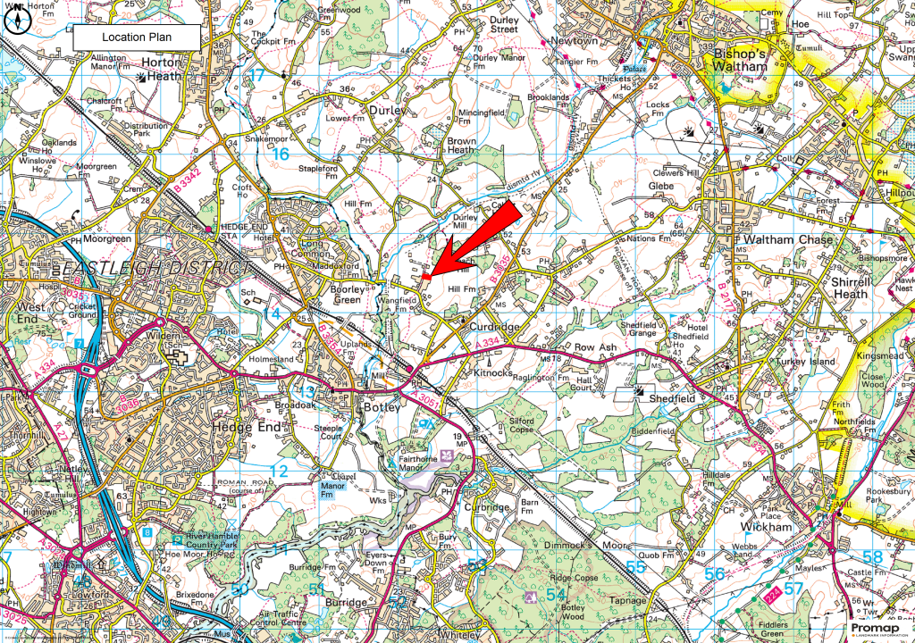 Yard & Glasshouse at Frogmill Lane, off Wangfield Lane, Curdridge, SO32 2DA - View 5