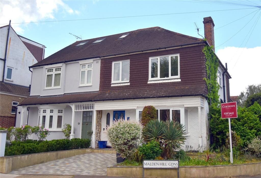 3-bed semi-detached on Malden Hill Gardens, New Malden, KT3, £950,000