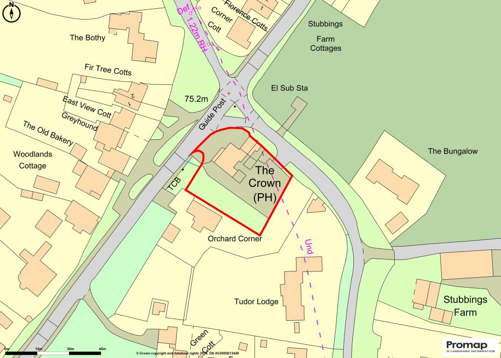 Crown Burchetts Green  OS Map.jpg