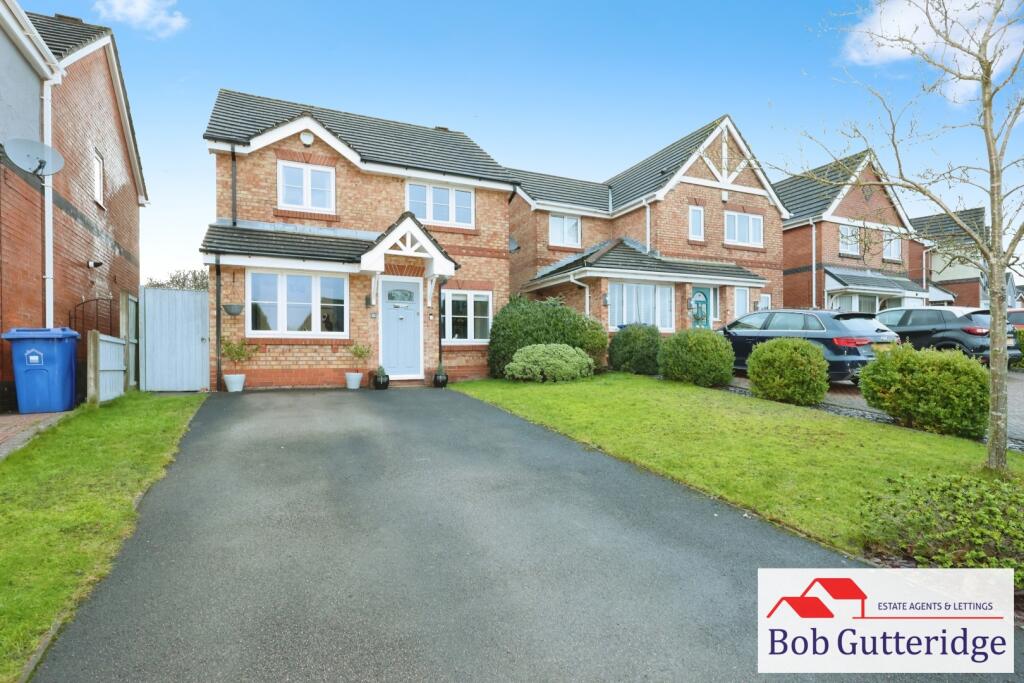 3-bed detached on Old Hall Drive, Bradwell, Newcastle, £270,000