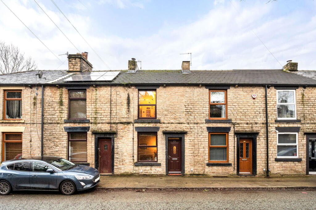 2-bed terraced on Manchester Road, Mossley, Ashton-under-lyne, OL5 9AY, £210,000