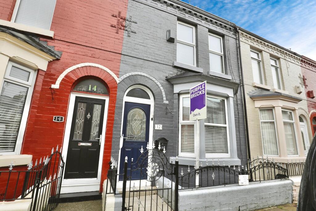 3-bed terraced on Nixon Street, Liverpool, L4, £110,000