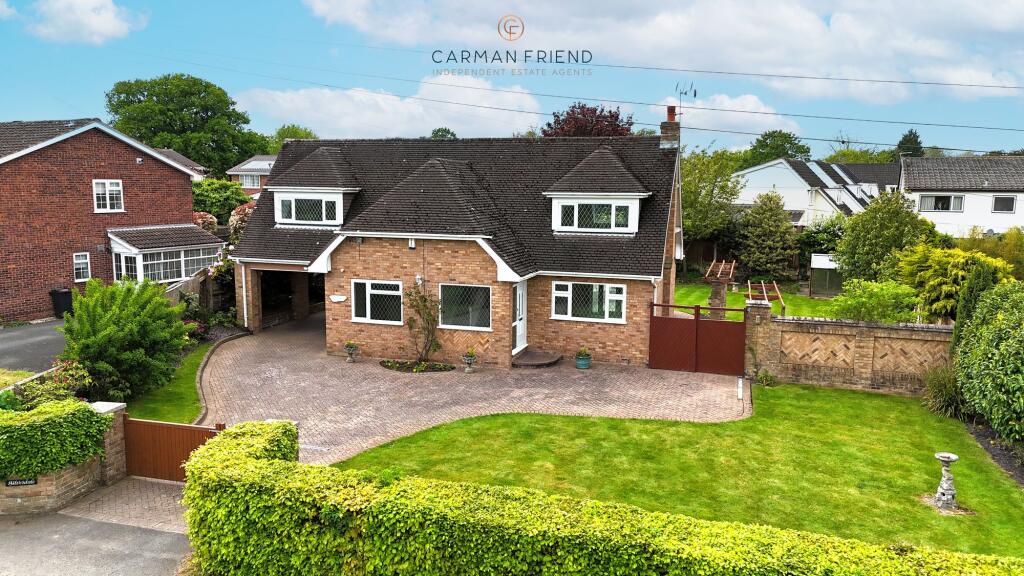 4-bed detached on Wicker Lane, Guilden Sutton, CH3, £685,000