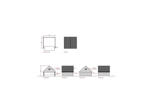 Plots 3 and 4 Garage Elevatisons - Proposed.png
