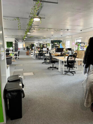 Large open plan coworking areas