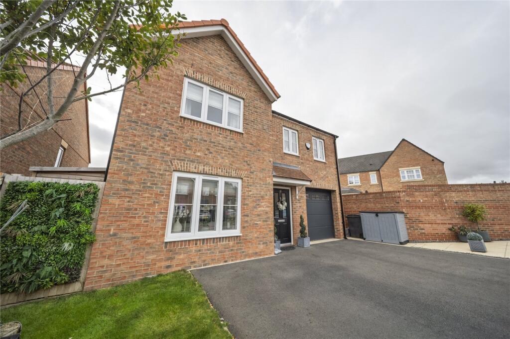4-bed detached on Elderberry Close, Wynyard, TS22, £385,000