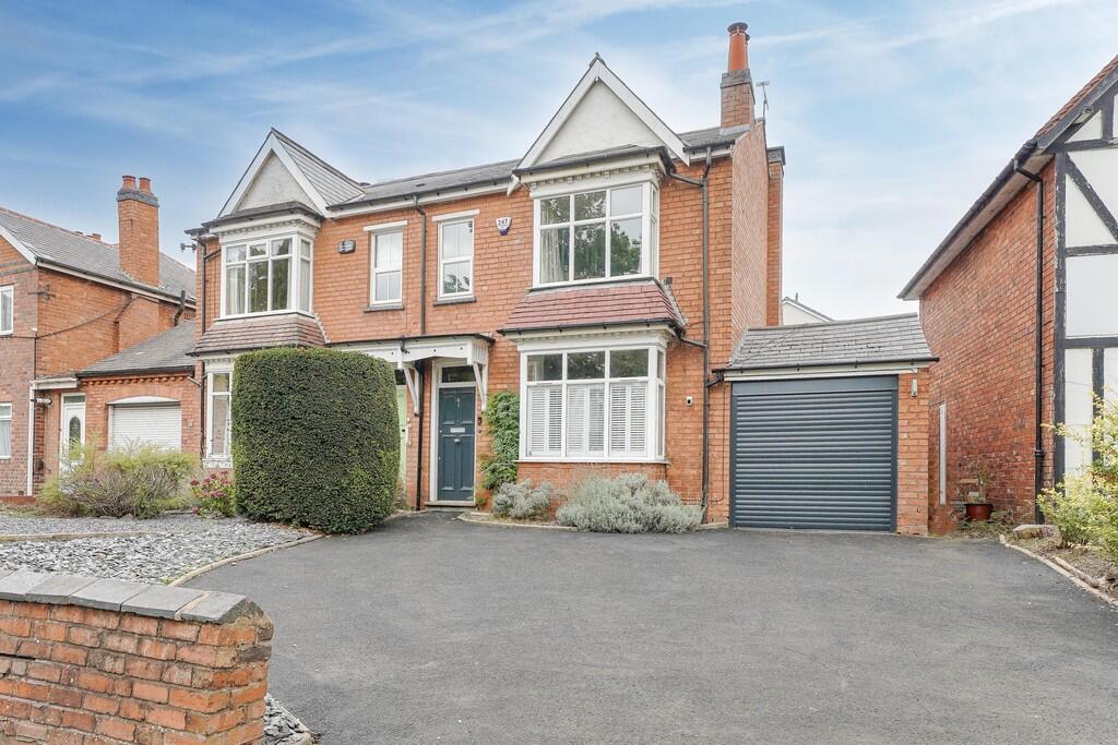 4-bed semi-detached on Lordswood Road, Harborne, £675,000