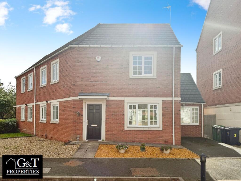 4-bed semi-detached on Donnington Court, Dudley, £260,000