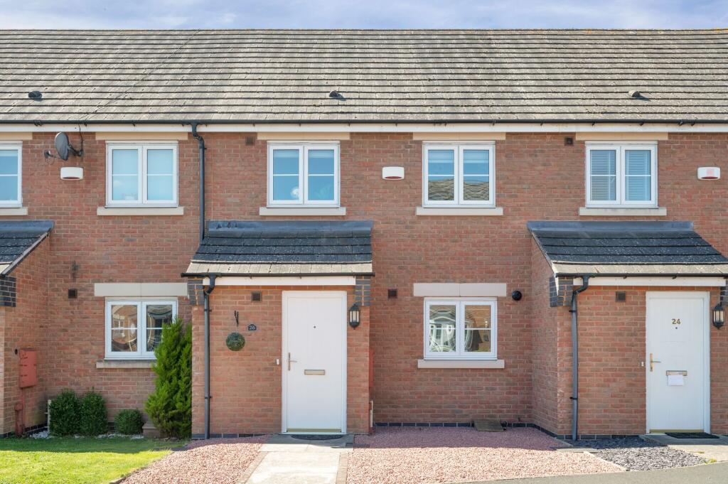 3-bed terraced on Valiant Way, Melton Mowbray, £210,000