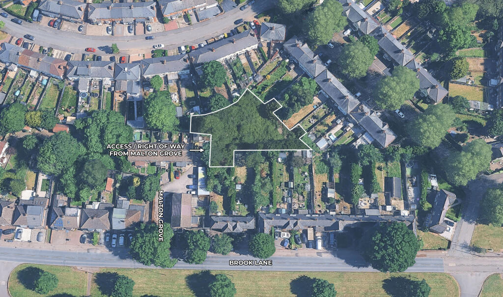 Main image of property: Land to rear of 318 Brook lane, Birmingham, West Midlands, B13 0TH
