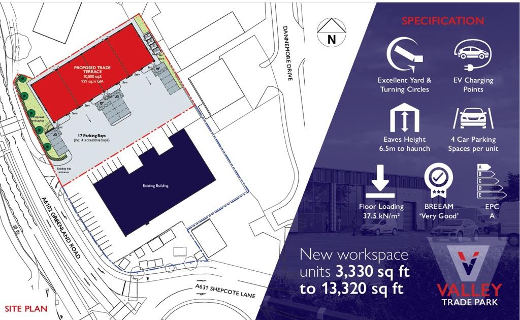 Main image of property: New Workspace Units, Valley Trade Park, Greenland Road, Sheffield, South Yorkshire, S9 5EX