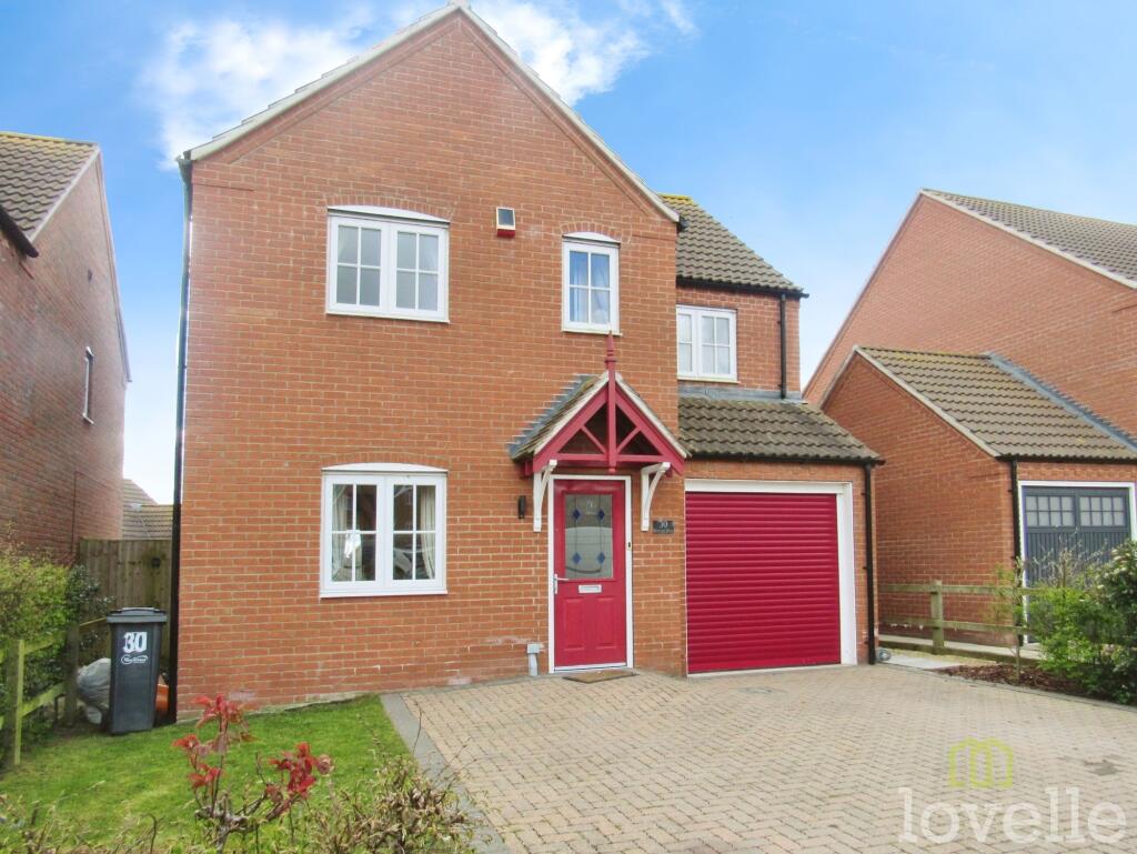 3-bed detached on Hancock Drive, Bardney, LN3, £249,950