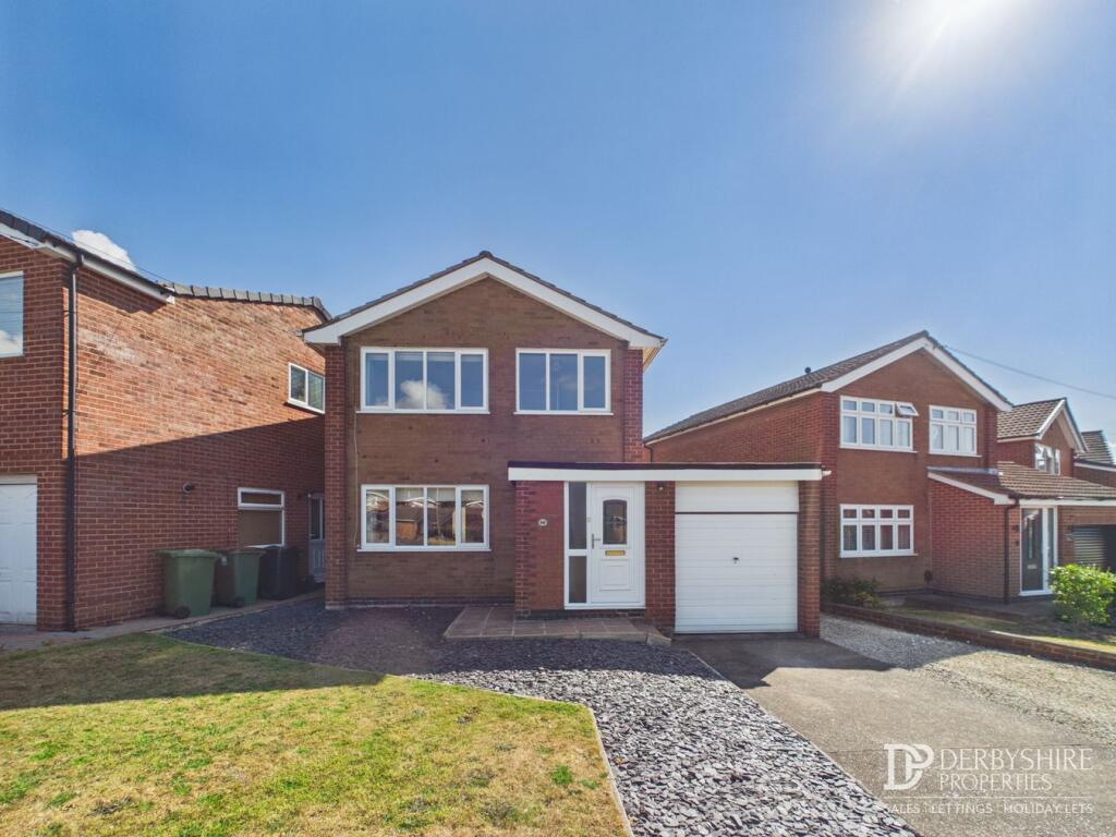3-bed detached on Ladywood Avenue, Belper, DE56, £285,000