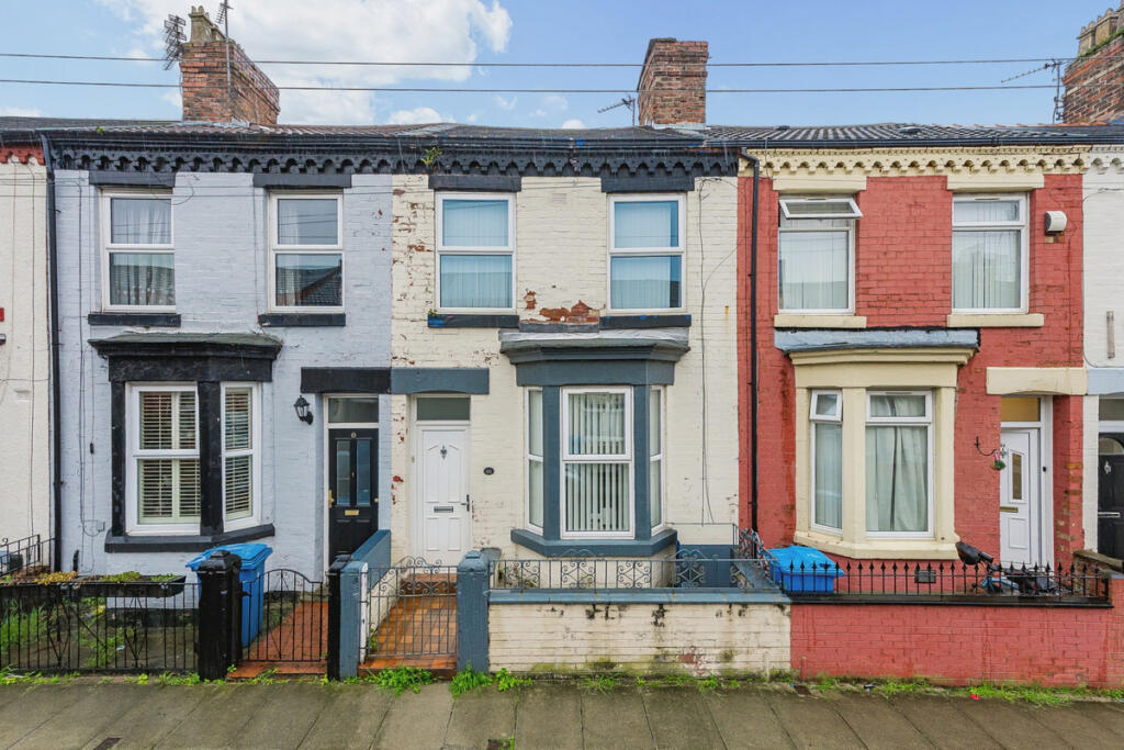 2-bed terraced on Stevenson Street, Liverpool, L15, £125,000