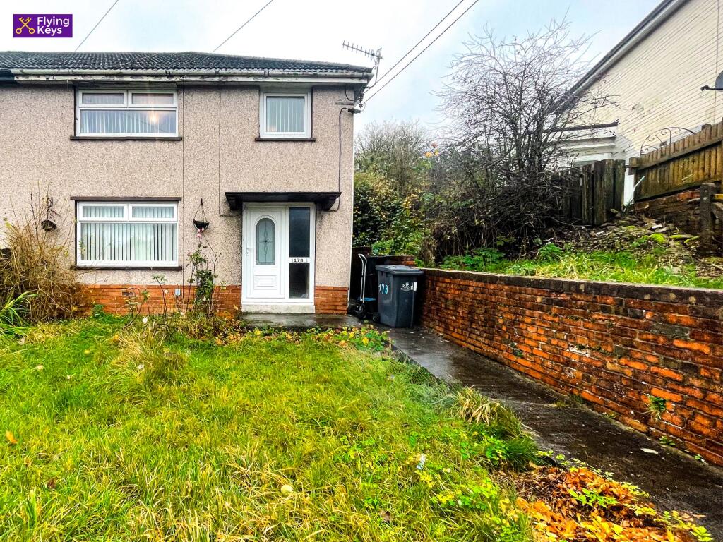 3-bed semi-detached on Gainsborough Road, Cefn Golau, NP22, £125,000
