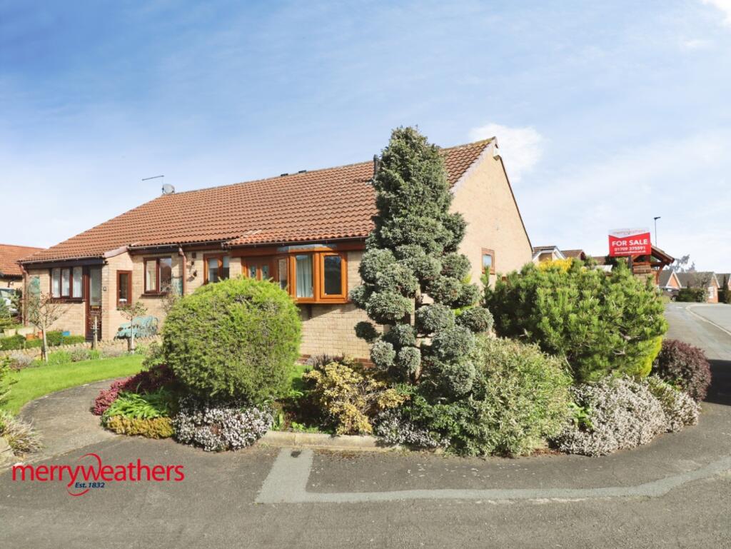 2-bed semi-detached on Radford Close, Ravenfield, Rotherham. S65 4LD, £240,000