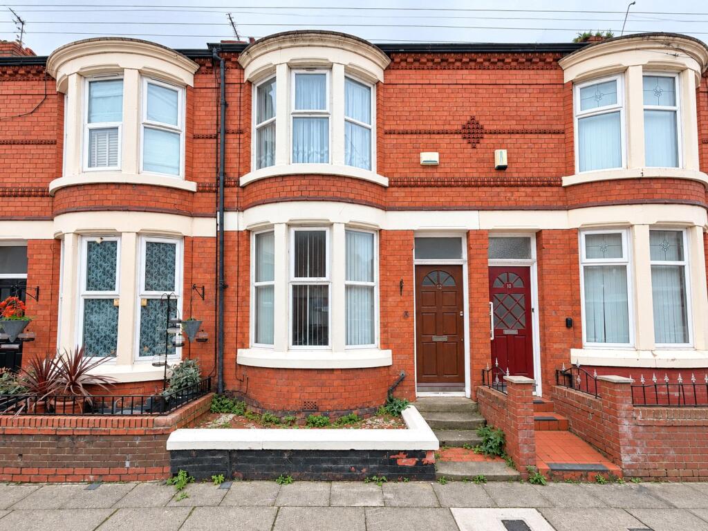3-bed terraced on Wellbrow Road, Liverpool, Merseyside, L4, £150,000