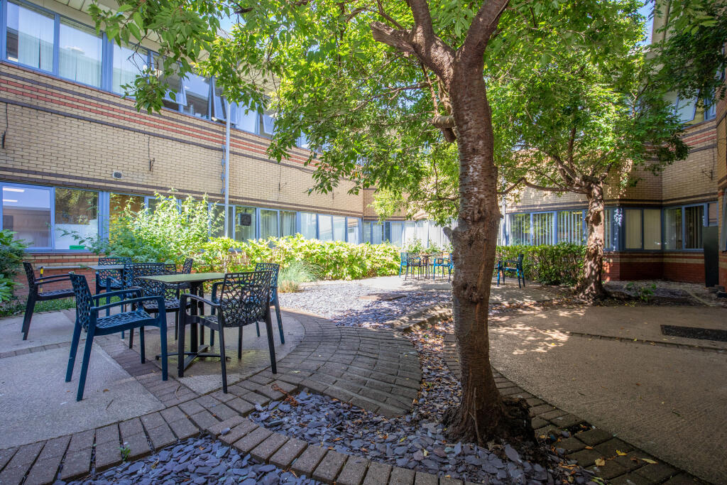 The Atrium - a great place to have lunch or coffee in the sunshine