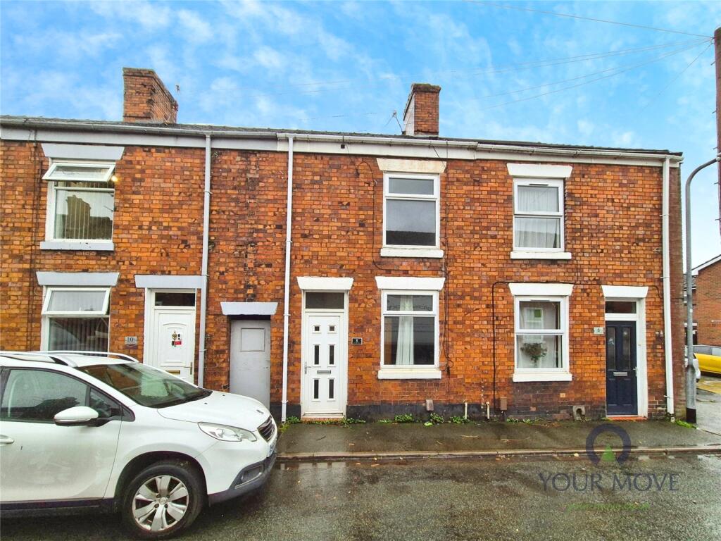 2-bed terraced on Edensor Street, Chesterton, Newcastle, Staffordshire, ST5, £105,000