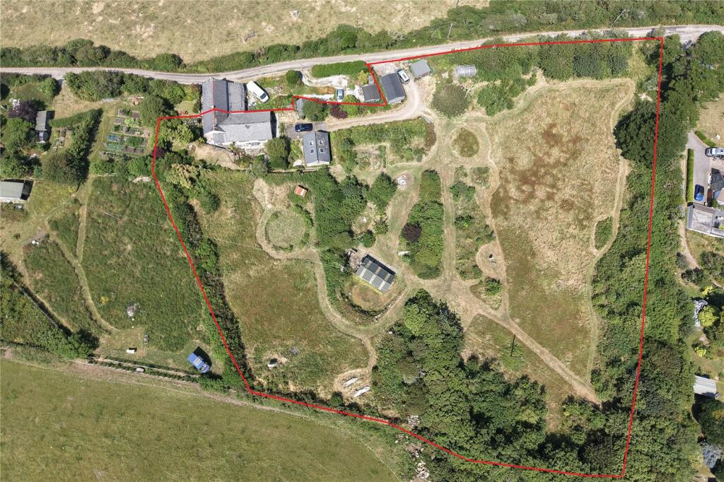 3 bedroom house with 2 acres of fields and land, near Merry Maidens, great studio space and workshop, Lamorna house for sale