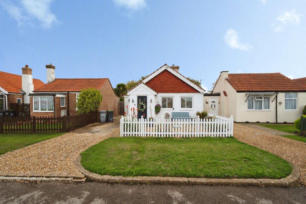 3-bed bungalow on Sea Front Estate, Hayling Island, Hampshire, PO11, £375,000