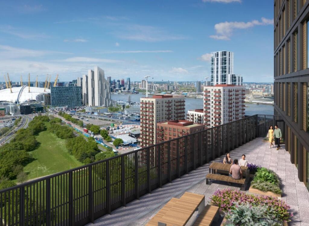 Studio apartment on 37 West Parkside London SE10, £399,950