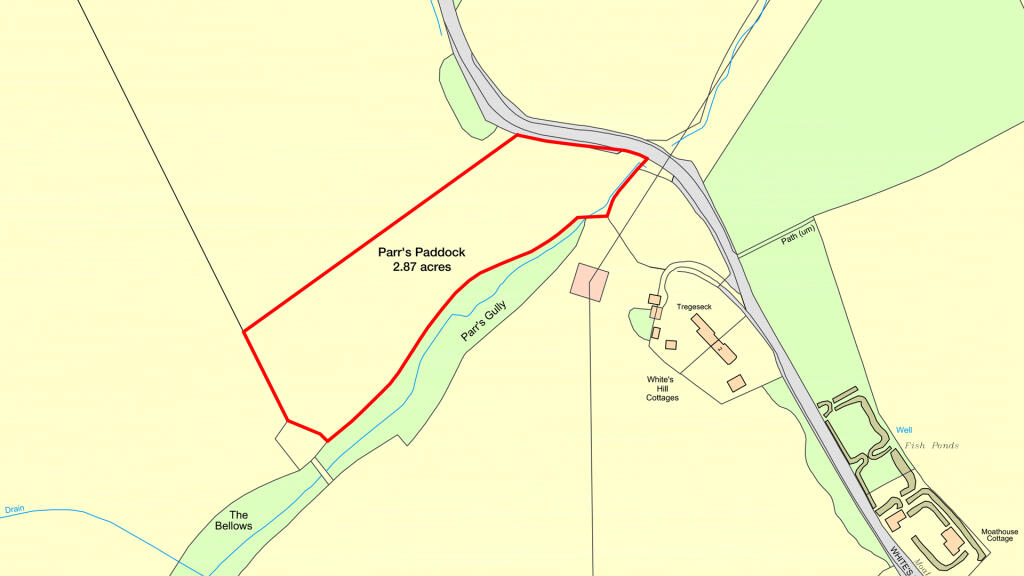 Parr's Paddock Site Plan.