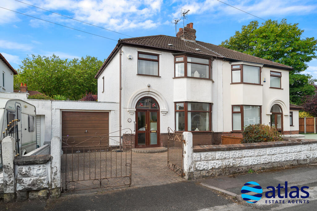 3-bed semi-detached on Shirley Road, Cressington, L19, £325,000
