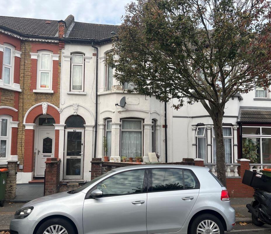 3-bed flat on 62 & 62A Seventh Avenue, London, E12 5JQ, £330,000