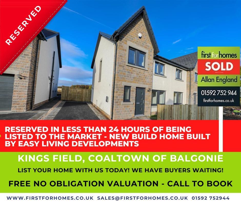 Main image of property: KINGS FIELD, COALTOWN OF BALGONIE (NOSS)