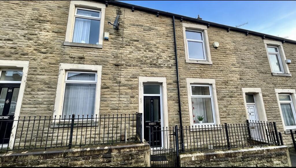 2-bed terraced on Nairne Street, Burnley, BB11, £92,500