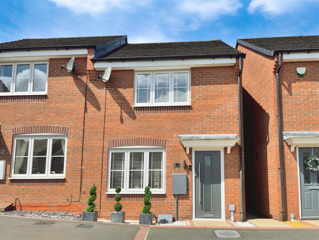 2-bed semi-detached on Lamphouse Way, Wolstanton, Newcastle, ST5 0GA, £170,000