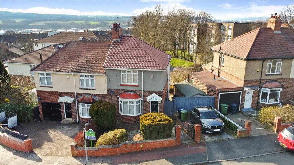 2-bed semi-detached on Home Avenue, Low Fell, Gateshead, NE9, £210,000