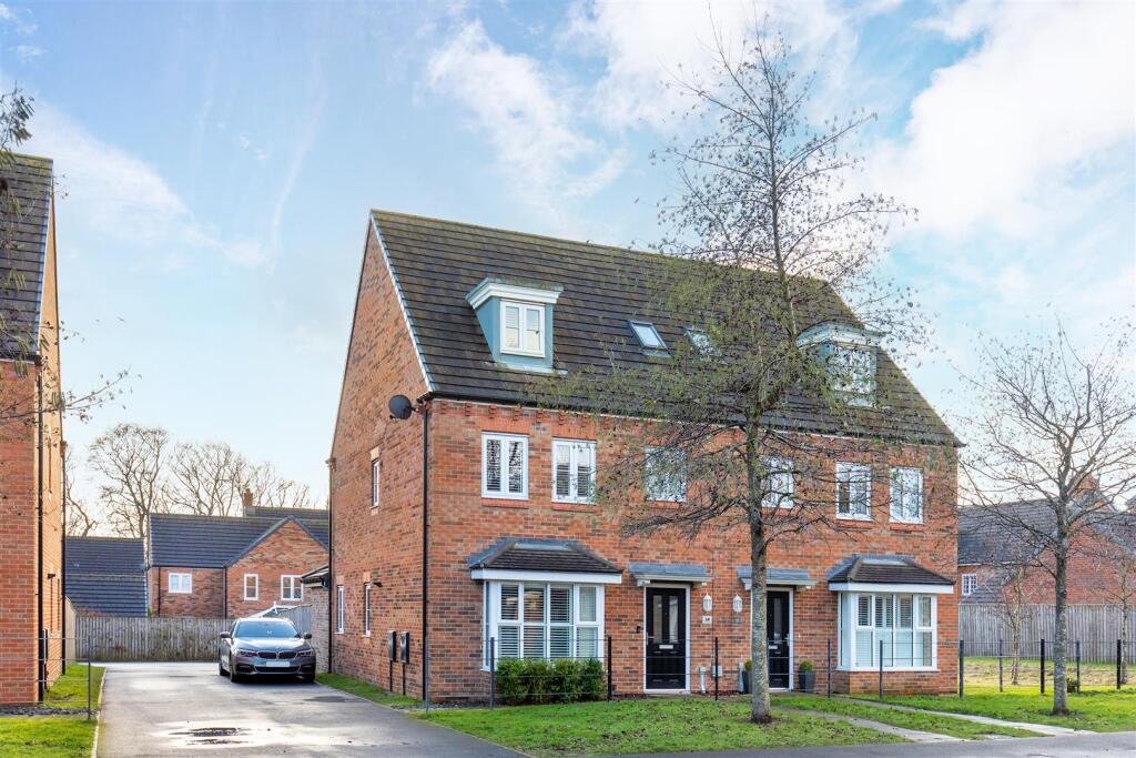 4-bed semi-detached on Palmerston Avenue, St. Georges Wood, Morpeth, NE61, £375,000