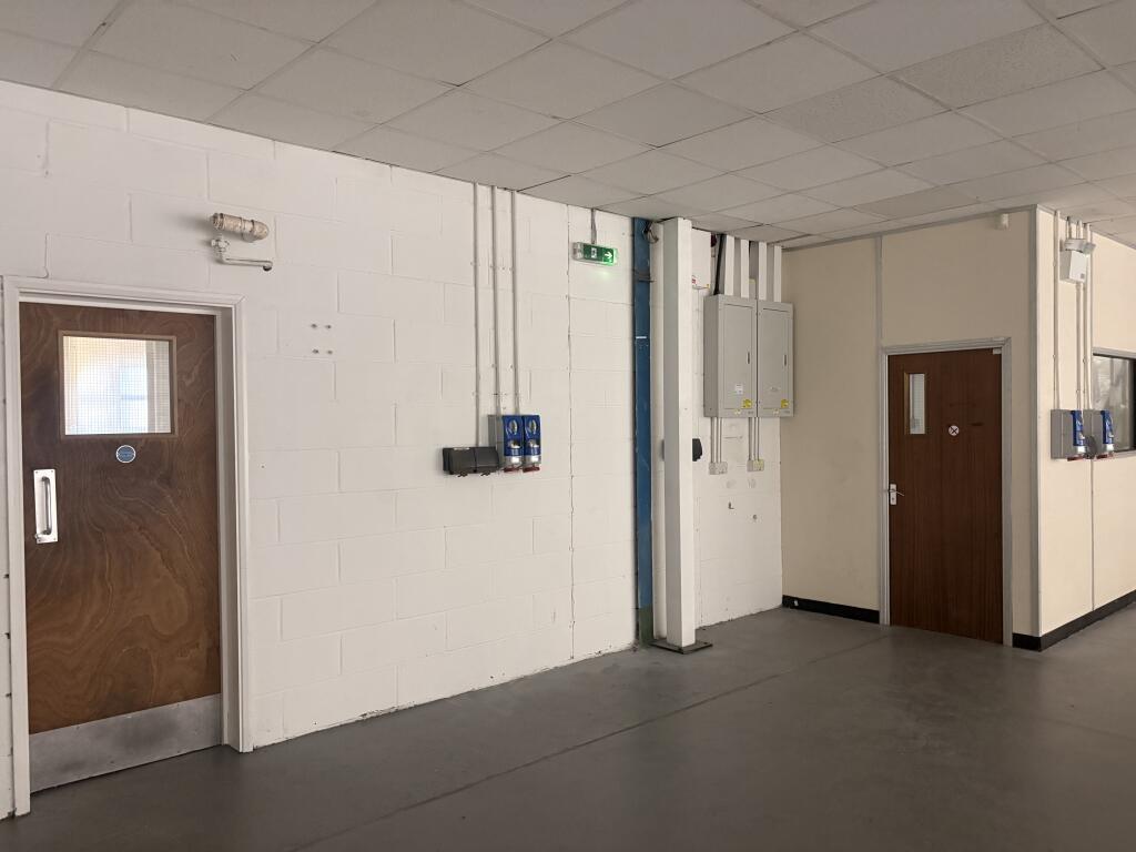 Rear of main warehouse area